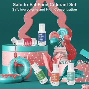 Oil Based Food Coloring, 20ml Chocolate Food Coloring, Professional Oil Food Coloring for Halloween Cake Decorating, Baking, Candy Melts, Frosting