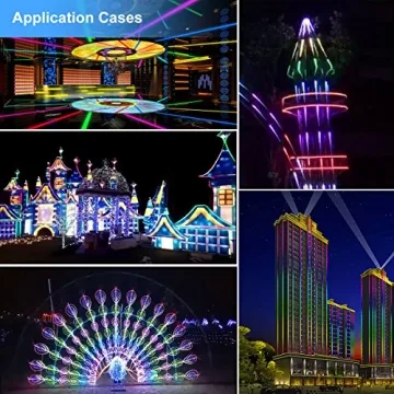 ALITOVE 16.4ft WS2812B RGB LED Strip Light for Custom Decor