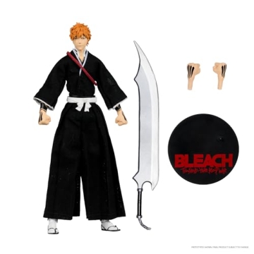 McFarlane Toys Bleach Ichigo Kurosaki 7in Ultra Articulated Figure
