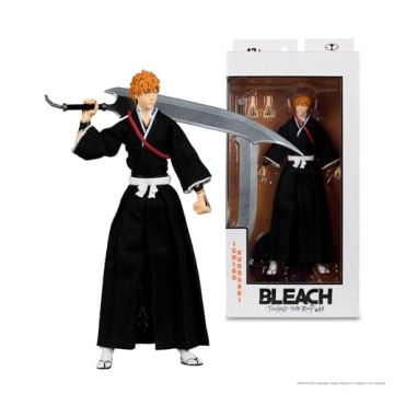 McFarlane Toys Bleach Ichigo Kurosaki 7in Ultra Articulated Figure