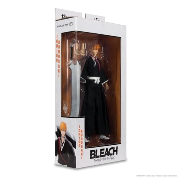 McFarlane Toys Bleach Ichigo Kurosaki 7in Ultra Articulated Figure