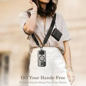 Stylish Clip and Go Phone Strap with Wallet Lanyard