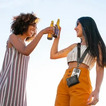 Stylish Clip and Go Phone Strap with Wallet Lanyard