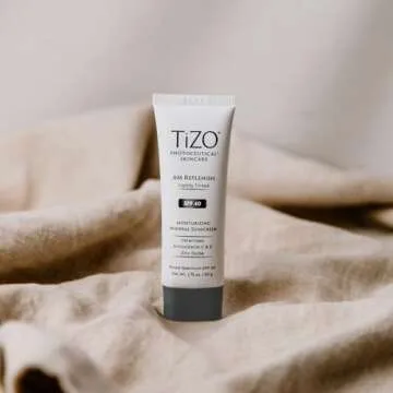 TIZO Photoceutical AM Replenish Lightly Tinted Creams, Gels, & Lotions SPF 40, 1.75 Fl Oz