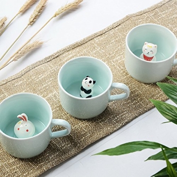 3D Panda Mug - Fun Ceramic Animal Teacup for Everyone