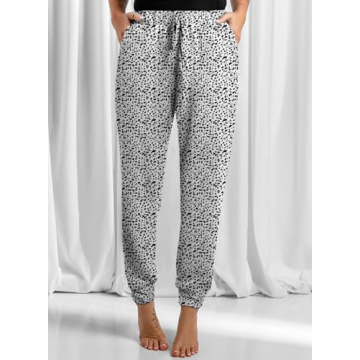 Comfortable Leopard Print Jogger Pants for Women