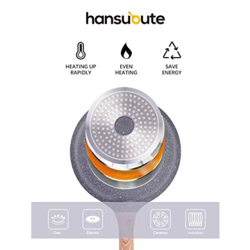 hansubute Induction Nonstick Frying Pan for Healthy Cooking