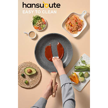hansubute Induction Nonstick Frying Pan for Healthy Cooking