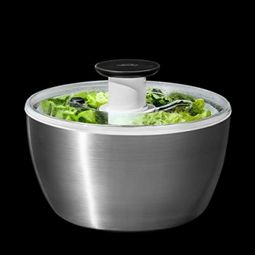OXO Stainless Steel Salad Spinner for Effortless Prep