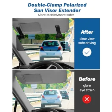 JOYTUTUS Sun Visor Extender: Ultimate UV Protection and Comfort