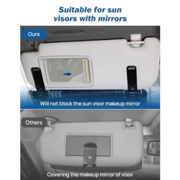 JOYTUTUS Polarized Sun Visor Extender for Cars