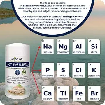 Arava Pet Eye Wipes for Dogs Cats Puppies & Kittens - 100 Count - Natural and Aromatherapy Medicated Cat Dog Eye Wipes for Discharge and Crust - Removes Dirt, Prevents Tear Stains, Face Wipes for Dogs
