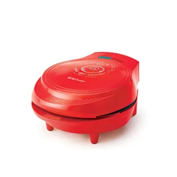 BETTY CROCKER Donut Maker - Mini Donut Maker with Nonstick Surface & Cool Touch Handle - Makes Fresh...