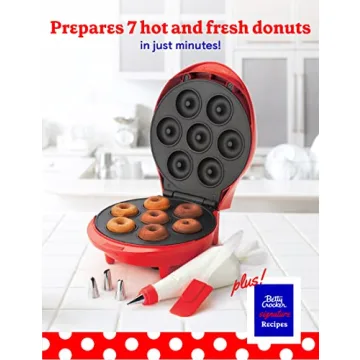 Betty Crocker Mini Donut Maker - Bake 7 Donuts in Minutes