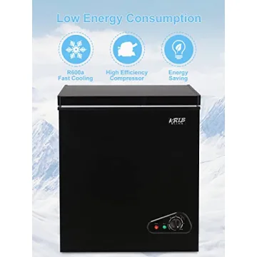 Compact KRIB BLING Chest Freezer 7 cu.ft Low Noise