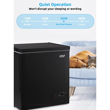 Compact KRIB BLING Chest Freezer 7 cu.ft Low Noise