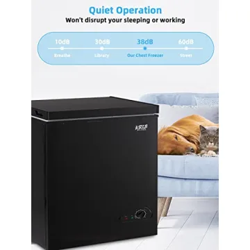 Compact KRIB BLING Chest Freezer 7 cu.ft Low Noise
