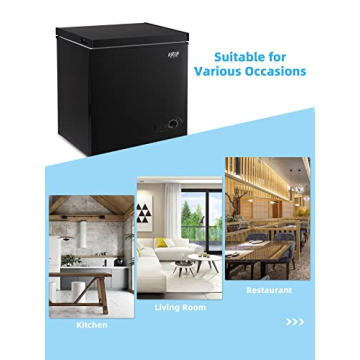 Compact KRIB BLING Chest Freezer 7 cu.ft Low Noise