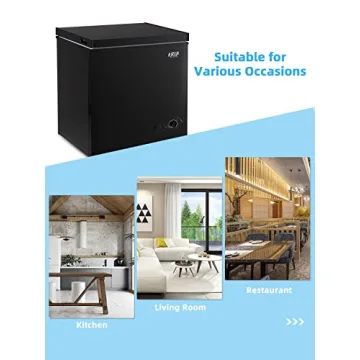 Compact KRIB BLING Chest Freezer 7 cu.ft Low Noise