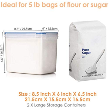 Vtopmart Airtight Food Storage Containers 6 Pieces Set - BPA Free