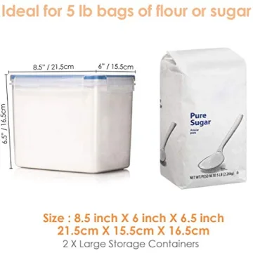 Vtopmart Airtight Food Storage Containers 6 Pieces Set - BPA Free