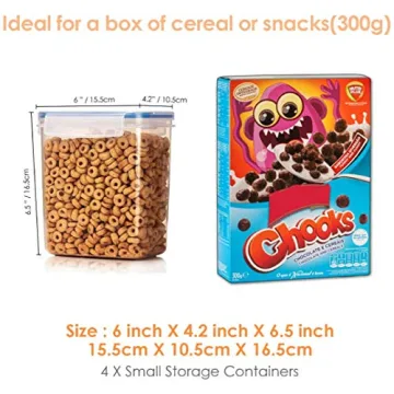 Vtopmart Airtight Food Storage Containers 6 Pieces Set - BPA Free