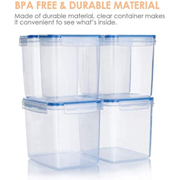 Vtopmart Airtight Food Storage Containers 6 Pieces Set - BPA Free