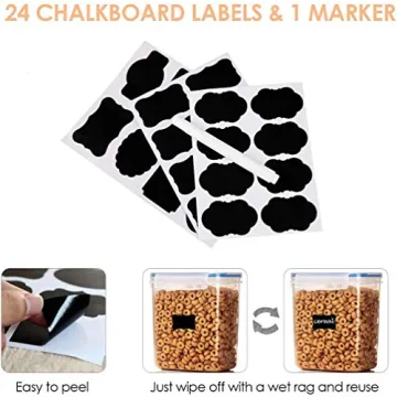 Vtopmart Airtight Food Storage Containers 6 Pieces Set - BPA Free