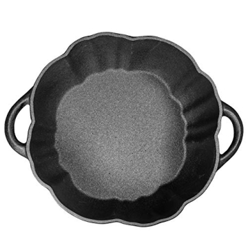 Bruntmor Cast Iron Pumpkin Soup Pot 4 Quart Dutch Oven