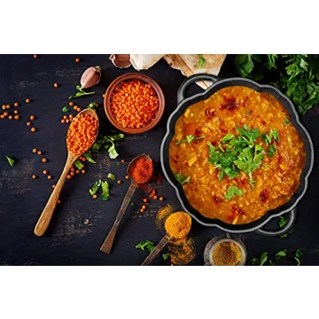 Bruntmor Cast Iron Pumpkin Soup Pot 4 Quart Dutch Oven