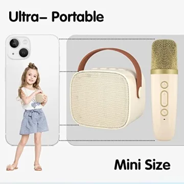 Kids Karaoke Machine - Bluetooth Speaker & Microphone