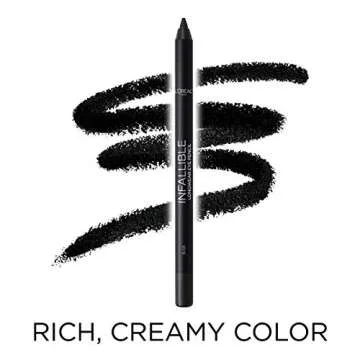 L’Oréal Paris Makeup Infallible Pro-Last Pencil Eyeliner, Waterproof and Smudge-Resistant, Glides on Easily to Create any Look, Brown, 0.042 oz.