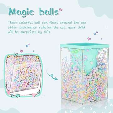 4 Pieces Cute Pen Holder Bubble Pencil Cup for Kids Kawaii Pencil Holder Desktop Stationery Organizer Makeup Brush Storage Holder for Teen Girls Desk Accessories, 4 Colors