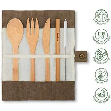 Eco-Friendly Bamboo Cutlery Set for Sustainable Dining