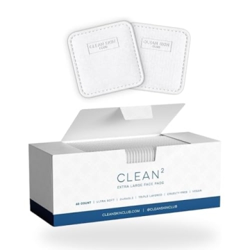 Clean² Pads 2.0 Ultra Soft Non-Shedding Face Pads