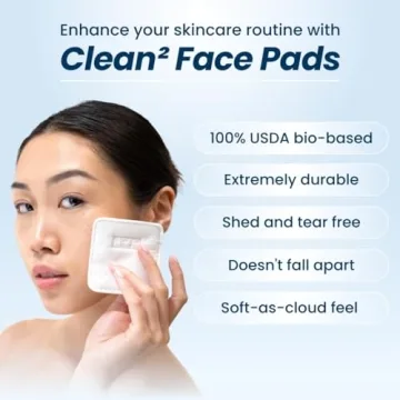 Clean² Pads 2.0 Ultra Soft Non-Shedding Face Pads
