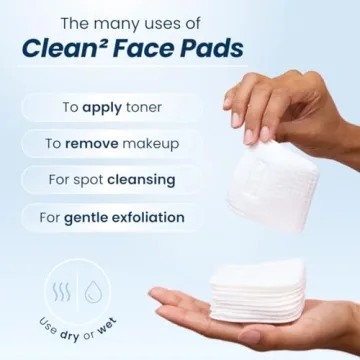 Clean² Pads 2.0 Ultra Soft Non-Shedding Face Pads
