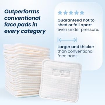 Clean² Pads 2.0 Ultra Soft Non-Shedding Face Pads