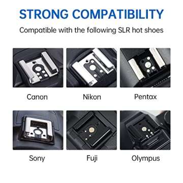 Godox CT-16 Wireless Radio Flash Trigger Receiver Kit,Fit Compatible for Canon Nikon Pentax DSLR Camera Studio 3 in 1 Flash Transmitter and Receiver