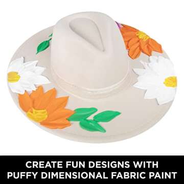 TULIP Puff Paint Puffy White 4 Fl Oz (Pack of 1)