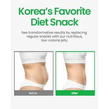 Jadamsun Konjac Jelly (Apple, 10 pcs) - Lowest Calorie Healthy Korean Snack, Dietary Fiber, Sugar-Free Jelly Drink. Vegan, Low-Calorie, Gluten-Free
