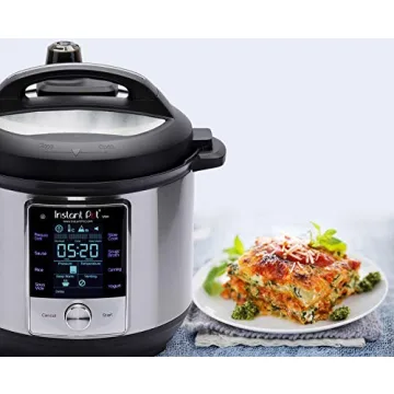Instant Pot Max 6 Quart Multi-use Electric Pressure Cooker with 15psi Pressure Cooking, Sous Vide, Auto Steam Release Control and Touch Screen