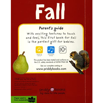 Bright Baby Touch and Feel Fall Book for Toddlers