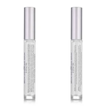 Lush Brow Eyebrow & Eyelash Rapid Growth Serum with Growth Peptides, Dermatologist Developed Eyelash Serum to Grow Lashes, Brow & Lash Enhancing Serum to Grow Fuller Eyelashes & Eyebrows, .16 oz/5ml