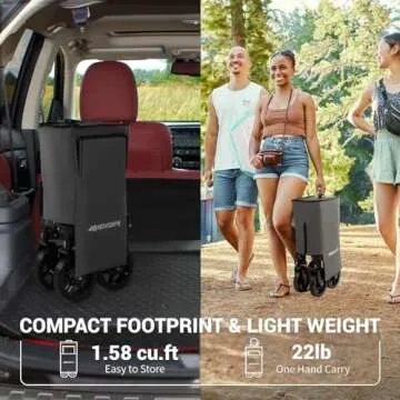 NOVORIK Collapsible Foldable Wagon - Durable & Versatile