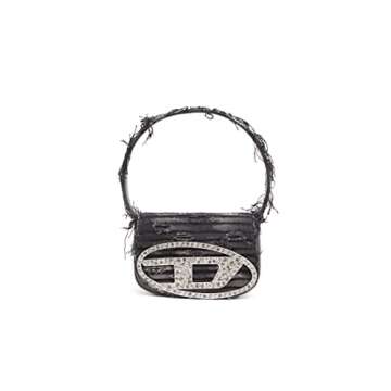 Diesel Women's 1DR Shoulder Bag with Crystal Logo