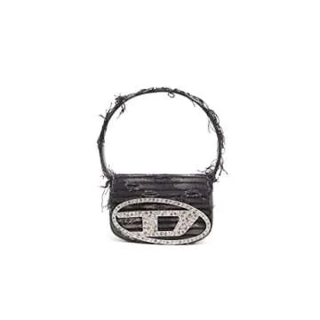 Diesel Women's 1DR Shoulder Bag with Crystal Logo