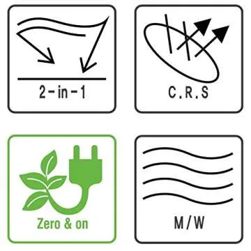 Daewoo KOR-7LREM Retro Countertop Microwave Oven 0.7 Cu.'., 700W | Mint Green