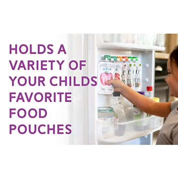 Space Saving Food Pouch Organizer for Fridge and Pantry