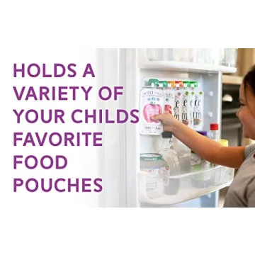 Space Saving Food Pouch Organizer for Fridge and Pantry